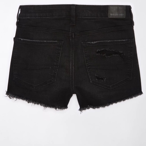 NWOT AE Next Level High-Waisted Denim Short - Picture 13 of 16